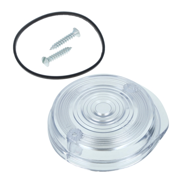 SET Blinkerkappe, Lichtaustritt vorn (weiß), Simson S50, S51, S70, SR50